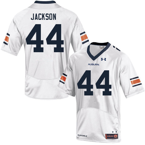 Auburn Tigers Men's Sean Jackson #44 White Under Armour Stitched College 2021 NCAA Authentic Football Jersey XCO0074FP